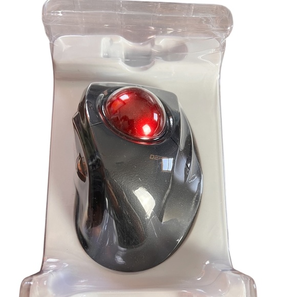 The Deft Pro Trackball Mouse By ELECOM Versatile Ergonomic Mouse Design Preowned - Picture 3 of 5